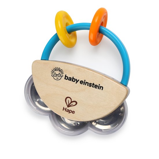 Baby Einstein - Tambourine jouet musical en bois Bois de Baby Einstein, Instruments de musique : Aubert