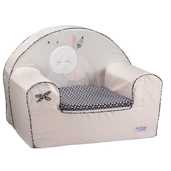 Miss Fleur de Lune fauteuil club Rose  de Sauthon Baby's Sweet Home