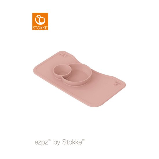 ezpz™ by Stokke™ silicone mat pour Steps™ Tray Rose  de Stokke®