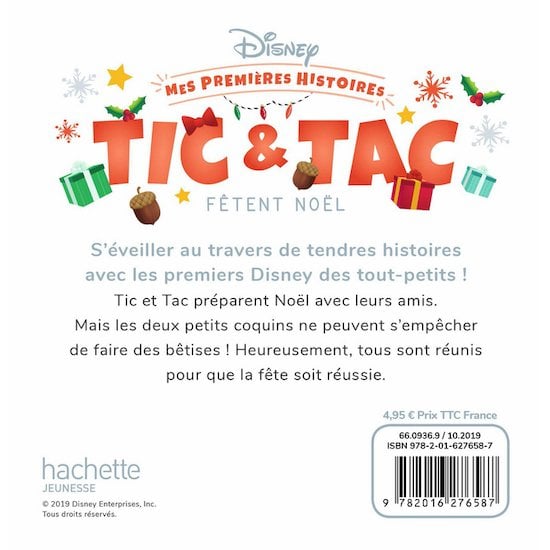Mes Premières Histoires - Tic et Tac fêtent Noël   de Hachette Jeunesse Disney
