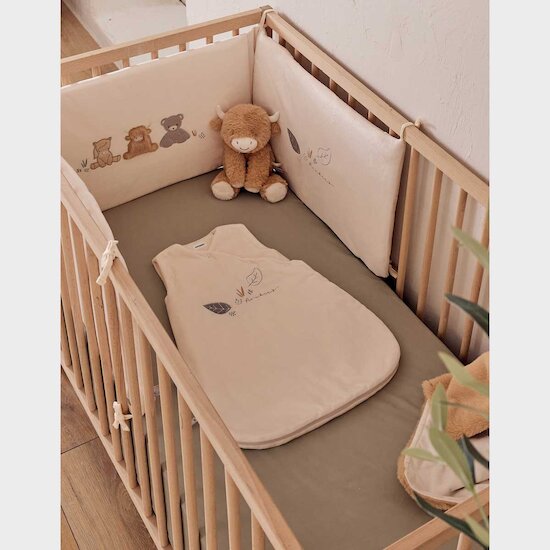 Tour de lit Fluffy, Orso et Lily Beige  de Noukies Tour de lit Fluffy, Orso et Lily Beige  de Noukies