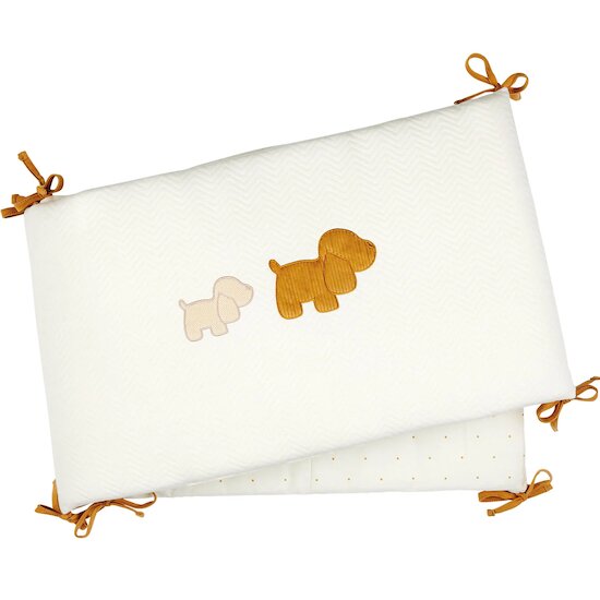 Charlie Tour de lit Vanille 180 x 35 cm de Nattou Charlie Tour de lit Vanille 180 x 35 cm de Nattou