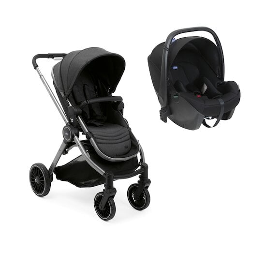 Poussette Trio Best Friend Pro Comfort Pirate Black de Chicco, Poussettes  citadines : Aubert