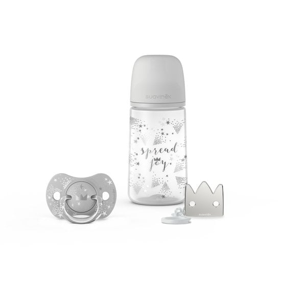 Sucette en silicone Blossom/White 0-6 mois de Difrax, Sucettes : Aubert