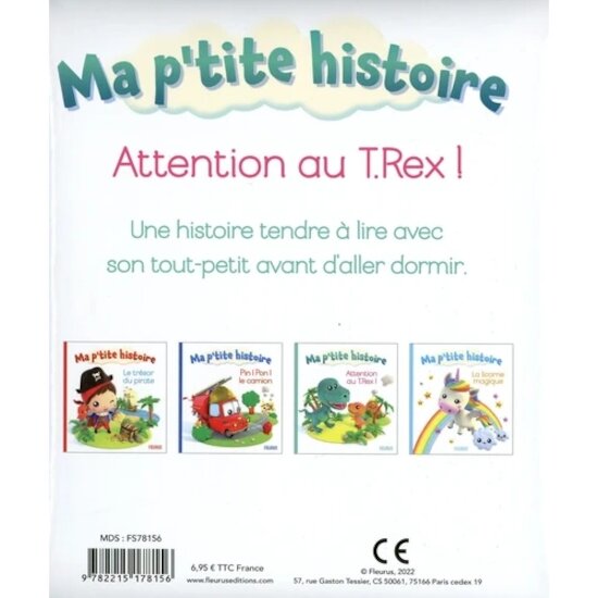 Ma P'tite Histoire Attention au T.Rex !  de Fleurus Ma P'tite Histoire Attention au T.Rex !  de Fleurus