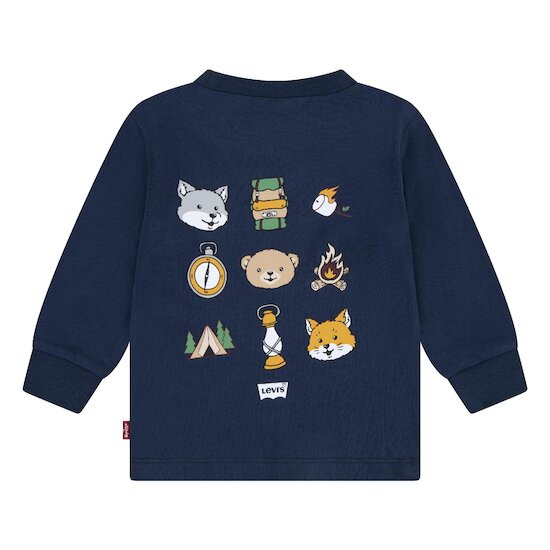 Tshirt manches longues Bleu  de Levi's Kids