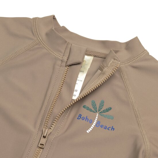 Combi Maillot de Bain Anti-UV manches courtes Chocolat 13-18 mois de Lässig