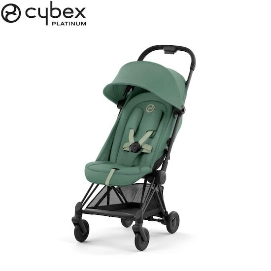 Poussette Coya Matt Black/Leaf Green  de CYBEX