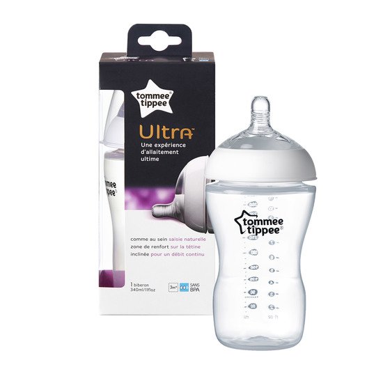 Biberon Ultra Transparent 340 ml de Tommee Tippee