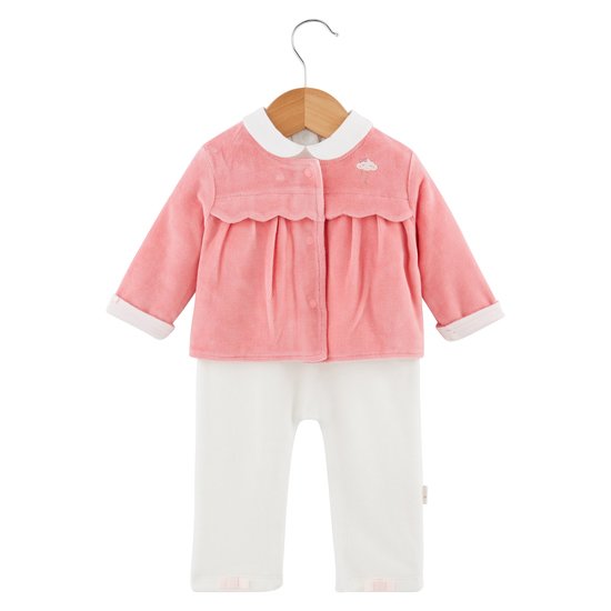 Salopette + cardigan collection Licorne