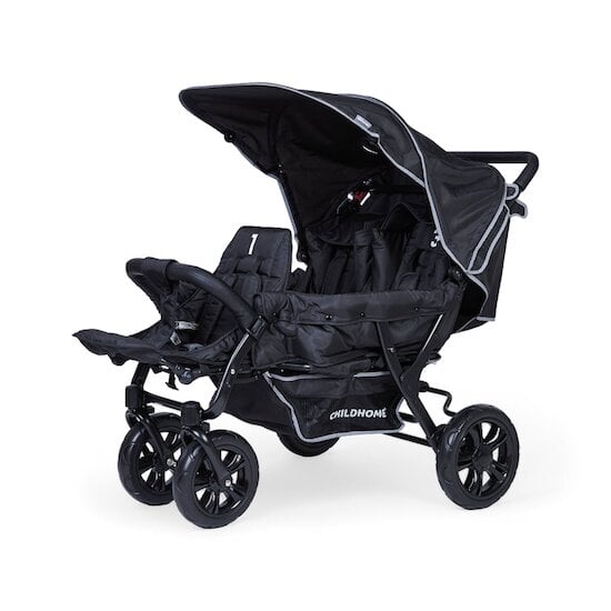 Poussette Triplet Noir  de Childhome