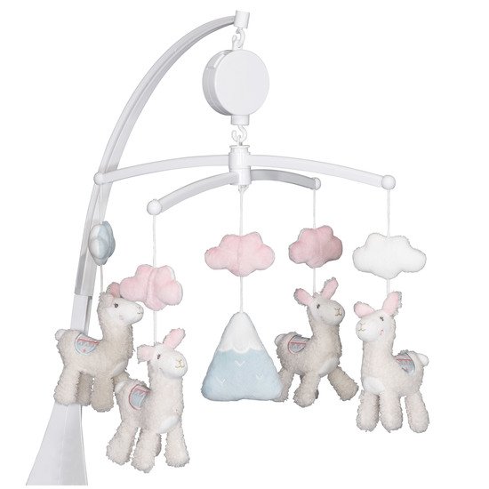 Mila mobile musical Rose/blanc  de Sauthon Baby's Sweet Home