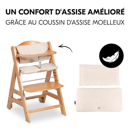 Chaise haute Beta + Transat 2en1   de Hauck Chaise haute Beta + Transat 2en1   de Hauck
