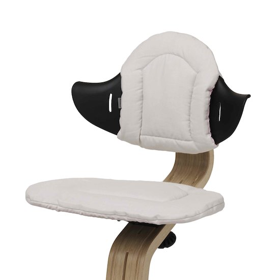 Coussin réversible pour chaise Nomi Rose pâle/Sable  de Nomi Coussin réversible pour chaise Nomi Rose pâle/Sable  de Nomi