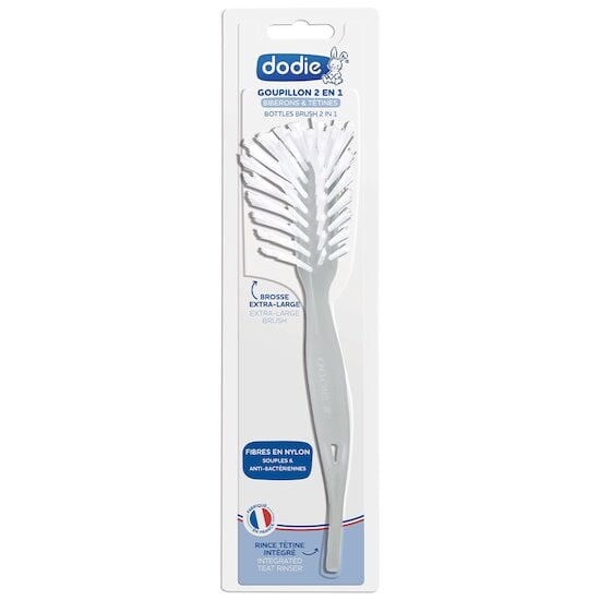 Goupillon 2 en 1 Gris  de Dodie Goupillon 2 en 1 Gris  de Dodie