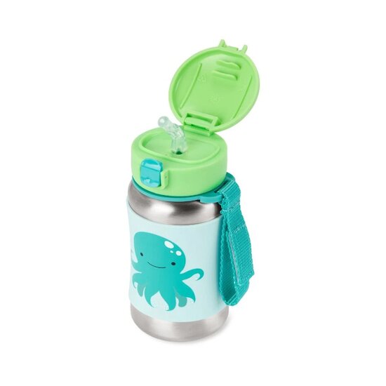 Gourde Inox Paille Pieuvre  de Skip Hop