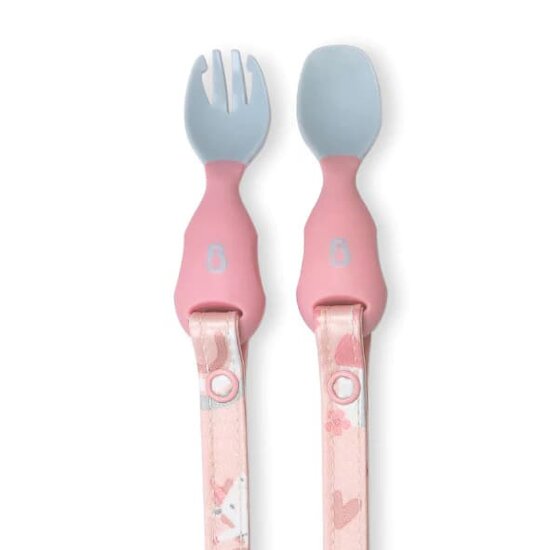 Set de Couverts attachables Handi Cutlery Rainbow  de Bibado