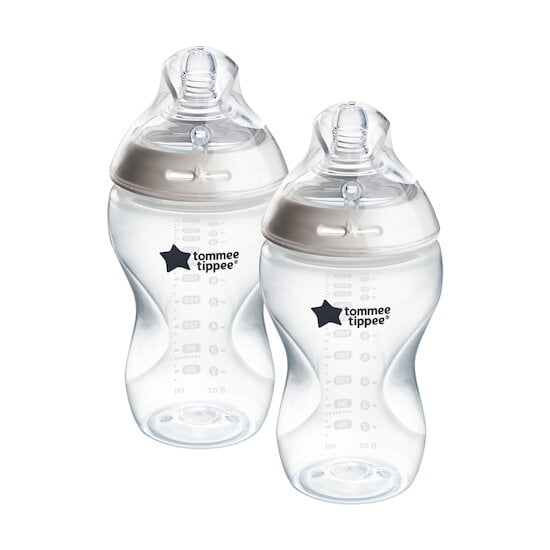 Biberon anti-colique Natural Start Lot de 2 Transparent 340 ml de Tommee Tippee