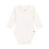 Body manches longues à col en coton bébé