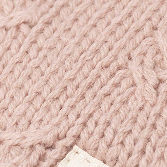Panier de rangement Grain Knit Vieux Rose  de Jollein