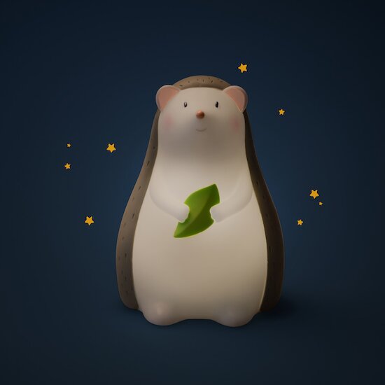 Trois petits lapins Veilleuse Hérisson   de Moulin Roty