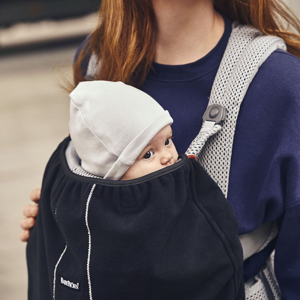 Cape pour porte-bébé Noire de BabyBjörn, Accessoires pour porte