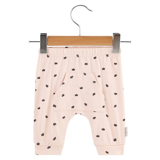 Pantalon imprimé Royal Baby Pink 1 mois de P'tit bisou