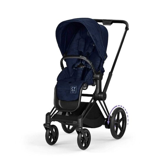 Pack Siège - Priam 4 e-Priam 2 Rebellious Luxury Denim Blue  de CYBEX