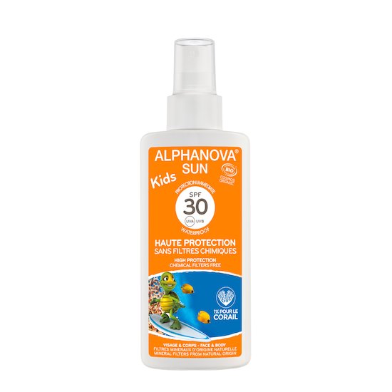 Crème solaire bio 30 Orange 125g de Alphanova bébé