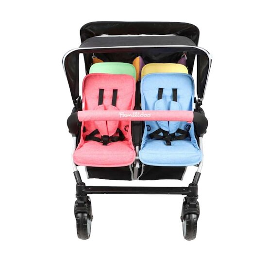 Poussette 6 places Lidoo Bus Multicolore  de Familidoo