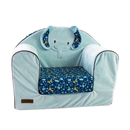 Zanimo fauteuil club convertible Bleu  de Domiva