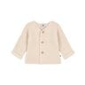 Cardigan en tricot point mousse bébé