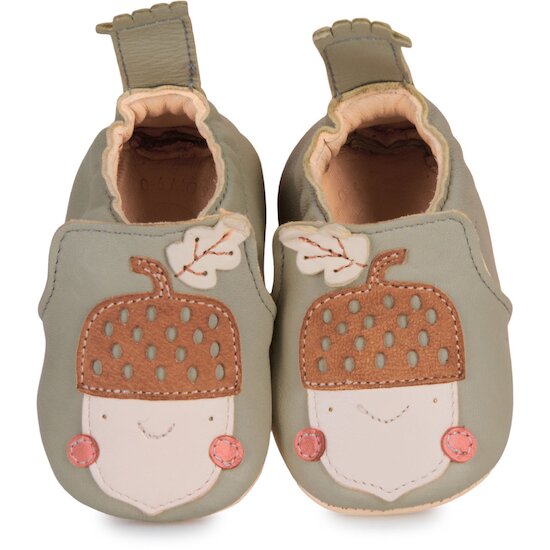 Chaussons My Blumoo Nuts Vert  de Easy Peasy Chaussons My Blumoo Nuts Vert  de Easy Peasy