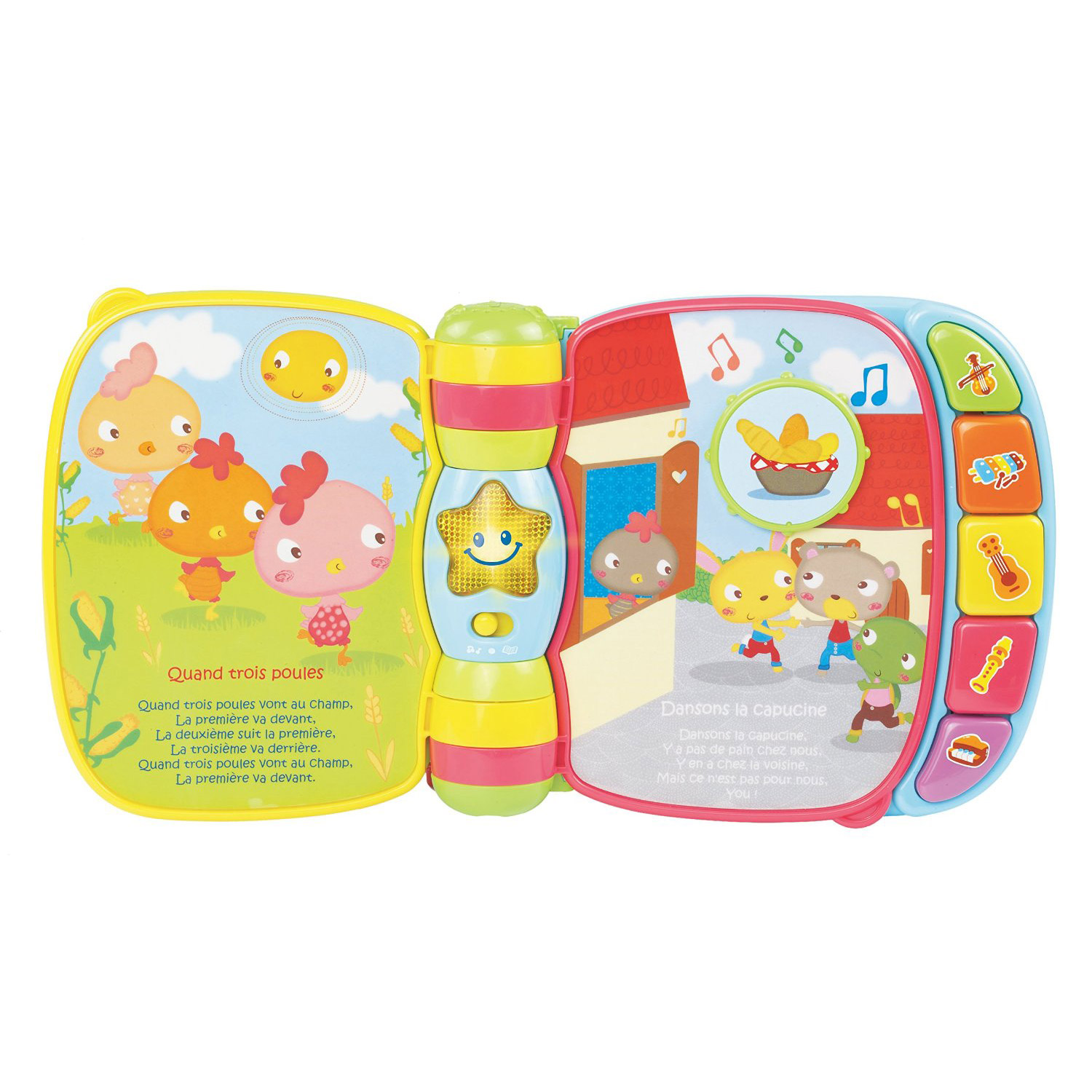 Vtech - 166705 - Jouet Musical - Do, Ré, Mi Super Livre Enchanté 6