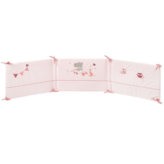 Adele Valentine Tour De Lit Rose De Nattou Tours De Lit Aubert