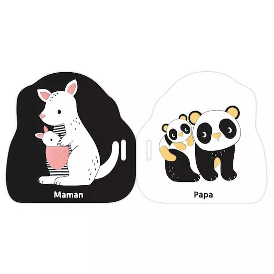 Mon premier livre poussette Noir & Blanc Premiers mots  de AUZOU