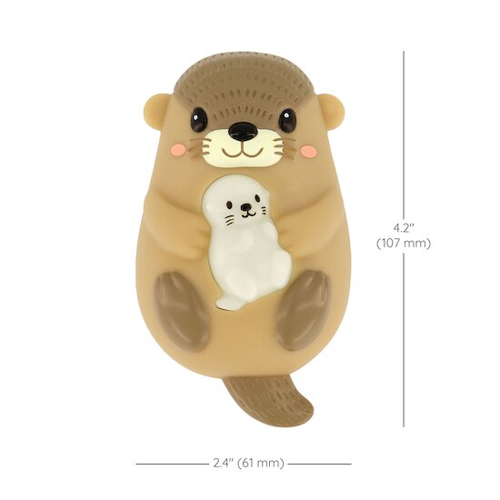 Thermomètre de bain lumineux Loutre   de Infantino Thermomètre de bain lumineux Loutre   de Infantino