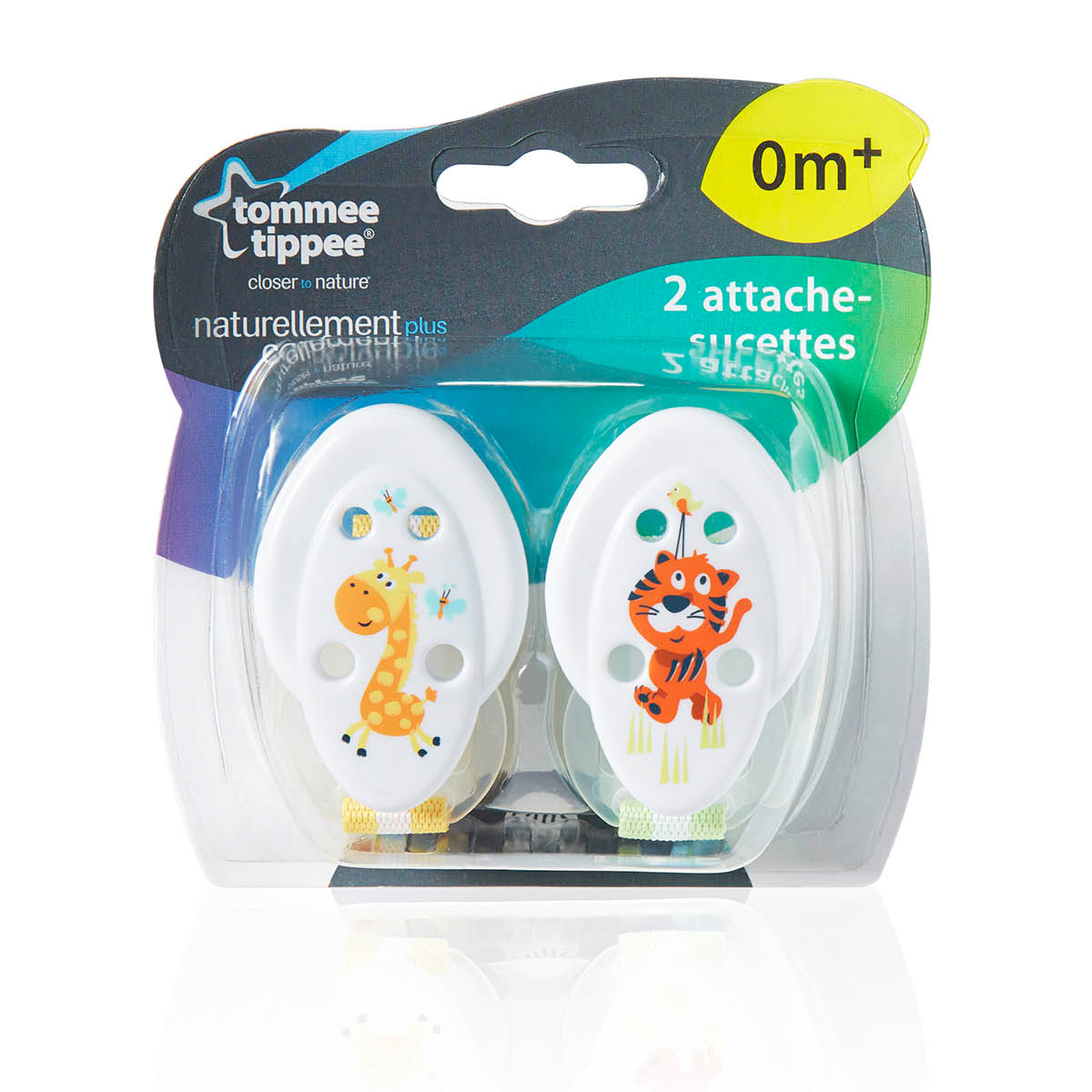 Lot de 2 sucettes Closer to Nature classiques TOMMEE TIPPEE- Bambinou