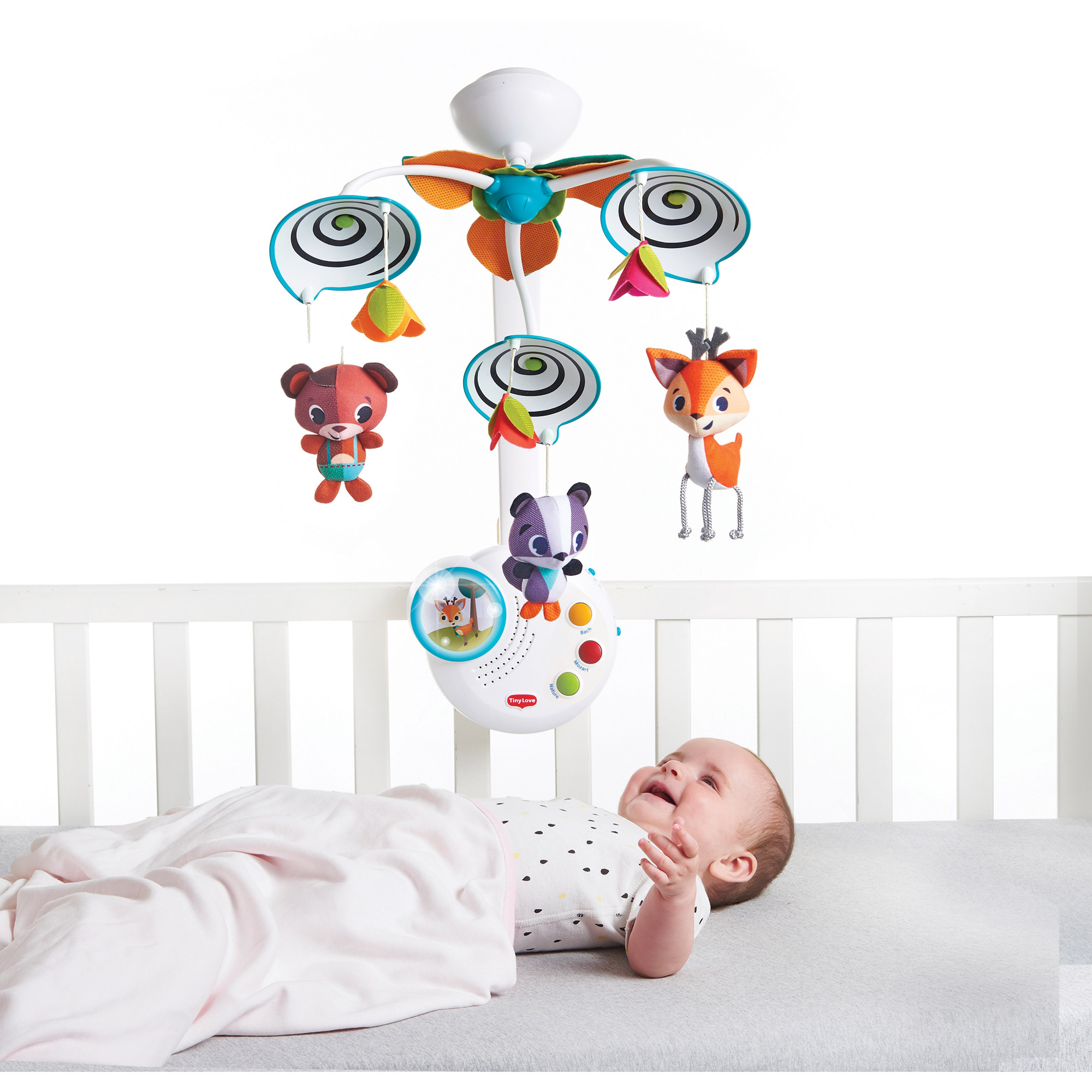 Cb toys Jouet Berceau Et Porte-bébé Avec Accessoires Multicolore