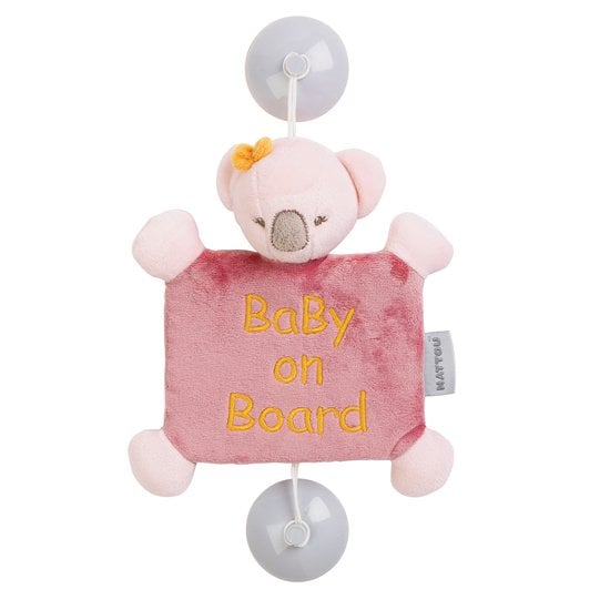 Bébé à bord, achat de peluche ventouse bébé à bord en ligne : adbb