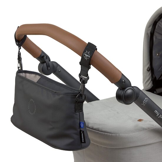 Sac organisateur de poussette Noir  de Lässig