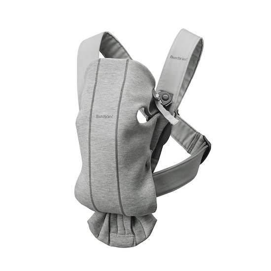 Porte-bébé Mini  Gris Clair Jersey 3D  de BabyBjörn