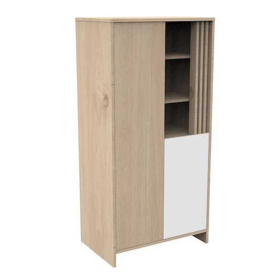 Tokyo Armoire Chêne Suave Blanc  de Sauthon Baby's Sweet Home Tokyo Armoire Chêne Suave Blanc  de Sauthon Baby's Sweet Home