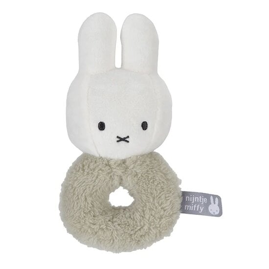 Hochet Miffy Fluffy Vert  de Miffy