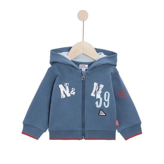 Tropicool Veste molleton Bleu indiana  de Nano & nanette