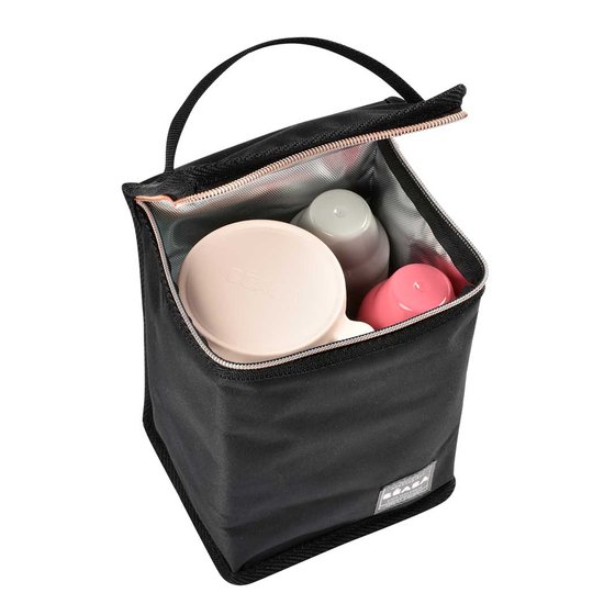 Sac isotherme Black/rose Gold  de Béaba Sac isotherme Black/rose Gold  de Béaba