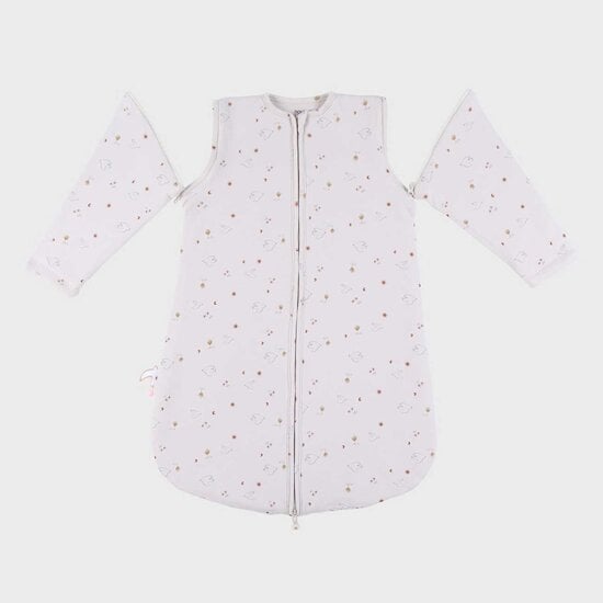 Bali, Moka & Snow Gigoteuse Jersey manches amovibles Colombes 70 cm de Noukies Bali, Moka & Snow Gigoteuse Jersey manches amovibles Colombes 70 cm de Noukies