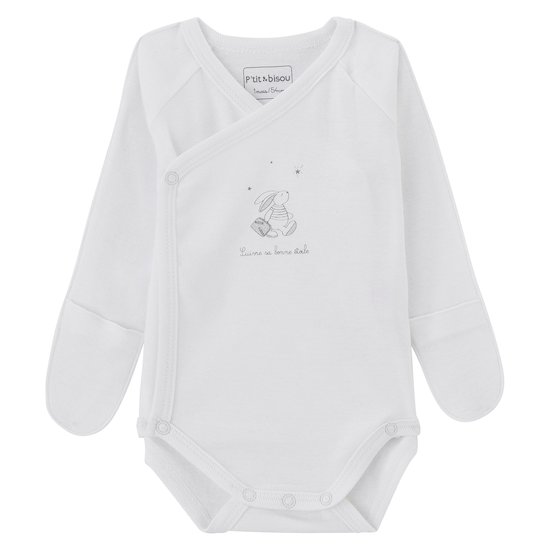 Body bébé gris/blanc coton Bio 6 mois TEX BABY : le lot de 2 bodies à Prix  Carrefour