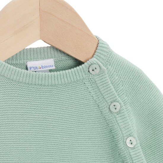 Brassière Tricot Sauge  de P'tit bisou