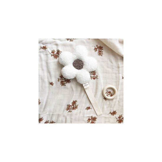 Suspension fleur Moumoute écru / beige  de Atelier Wagram